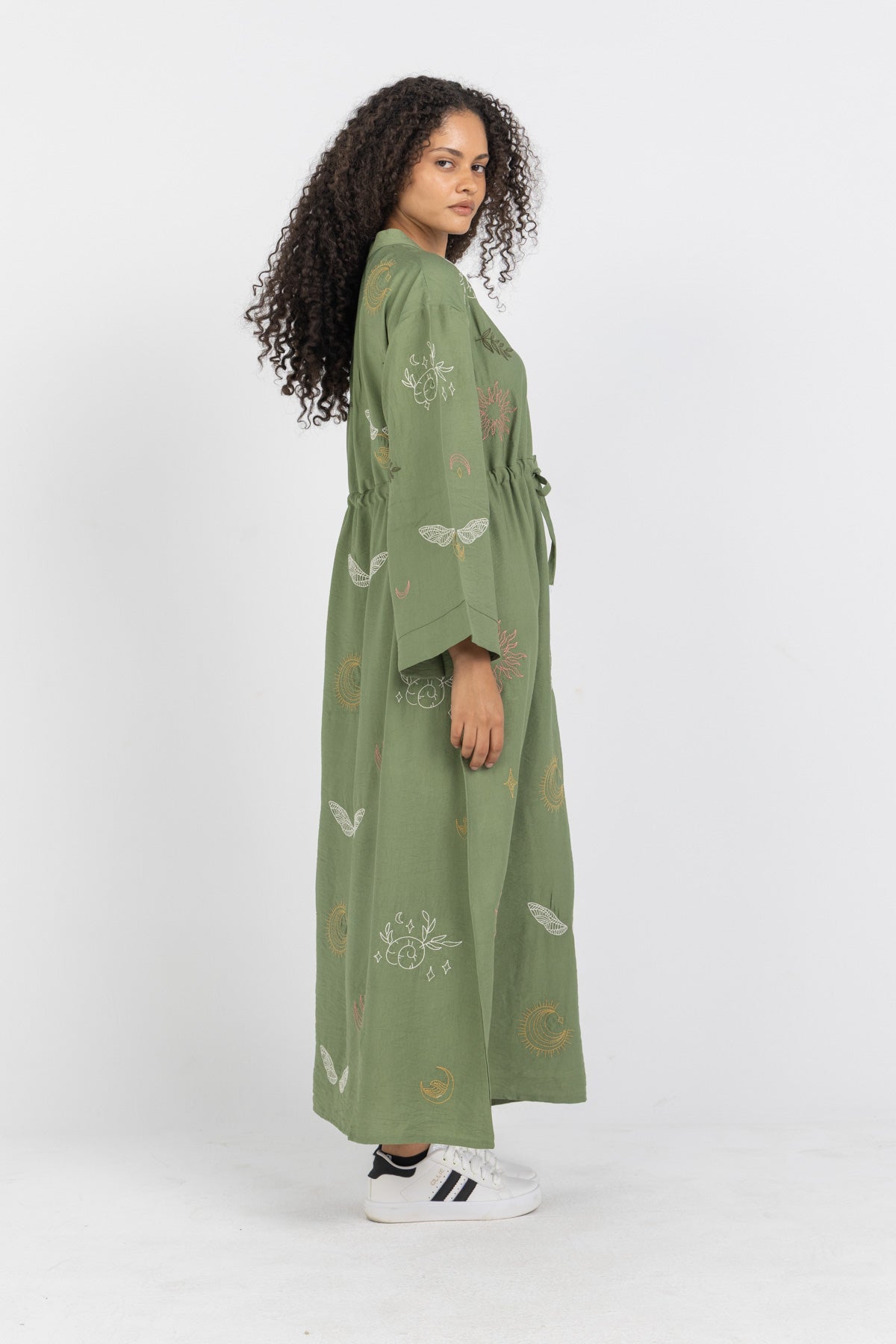 Image of Maxi Embroidered Dress